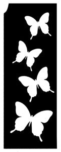 Four Cascading Butterflies