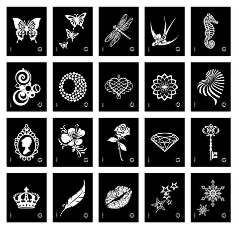 Tattoos For All HD Stencil Set